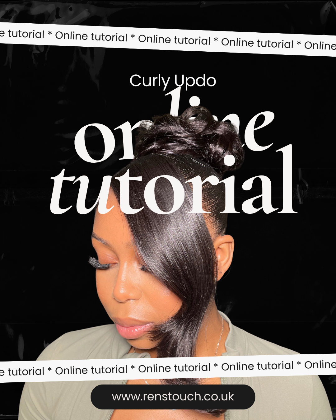 Side Fringe Updo Tutorial