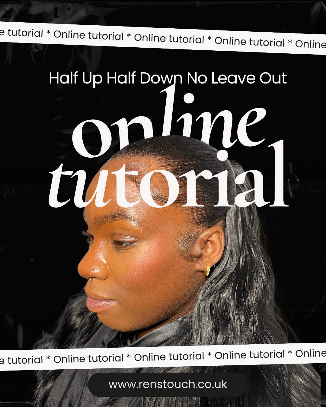 Half up Half down (No Leavout) Tutorial