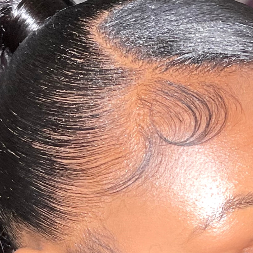 Soft, sculpted Baby Hairs Tutorial