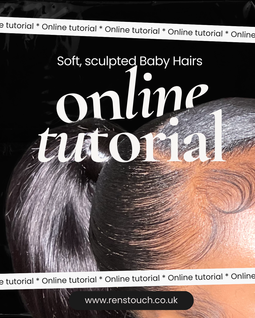 Soft, sculpted Baby Hairs Tutorial