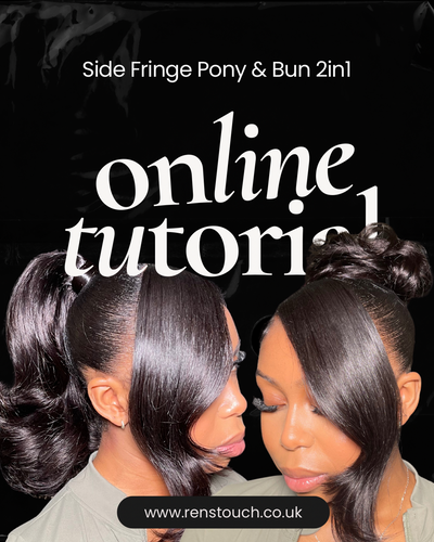 Side Fringe Pony & Bun 2in1